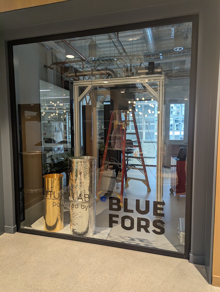 The Bluefors quantum lab at Hyde Park Labs
