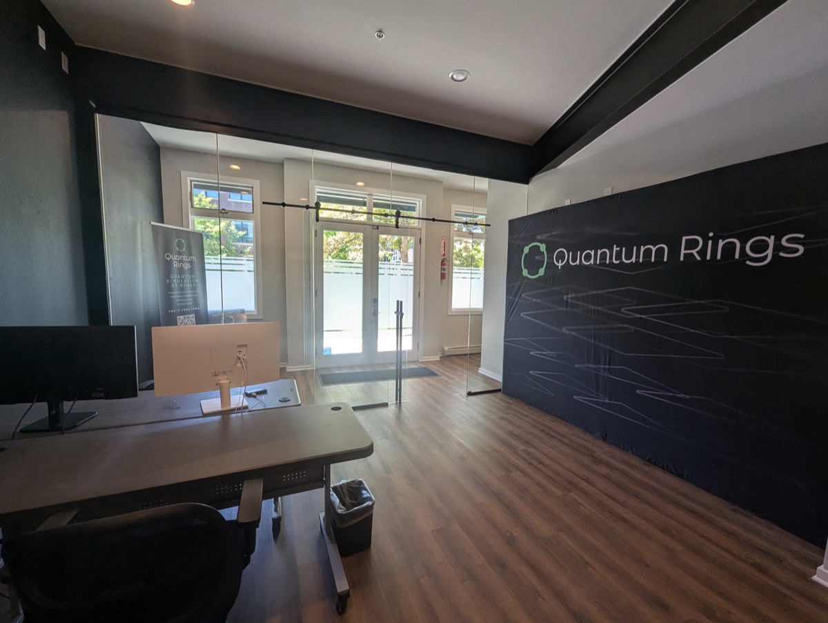 The fishbowl by the front entrance — with more room to grow